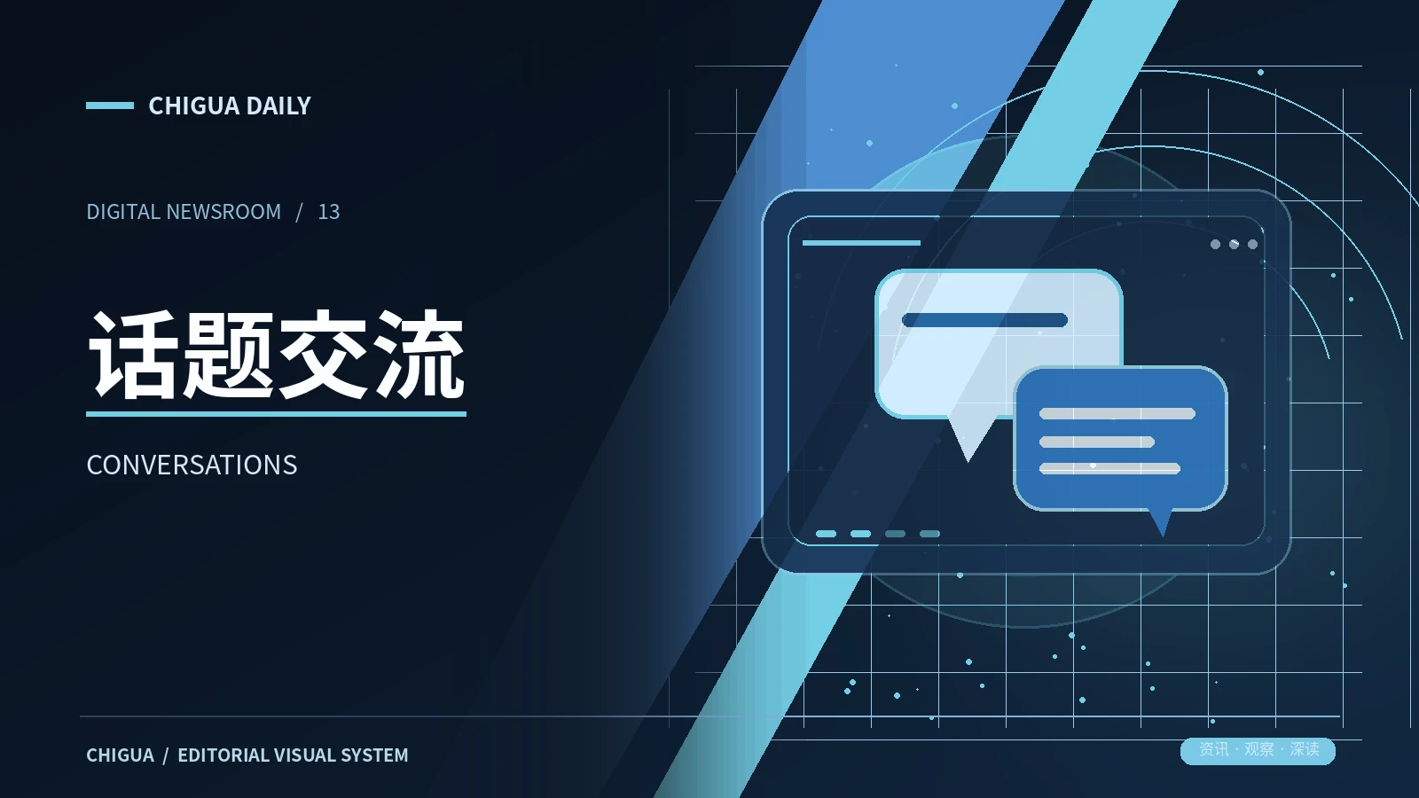 公共讨论栏目的图像